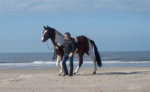 Wyatt Earp og PA på Grønhøj Strand